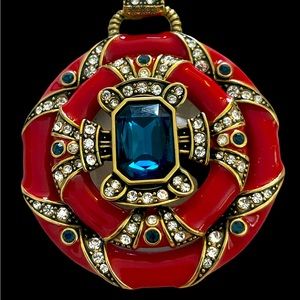 Heidi Daus pendant and earring set.